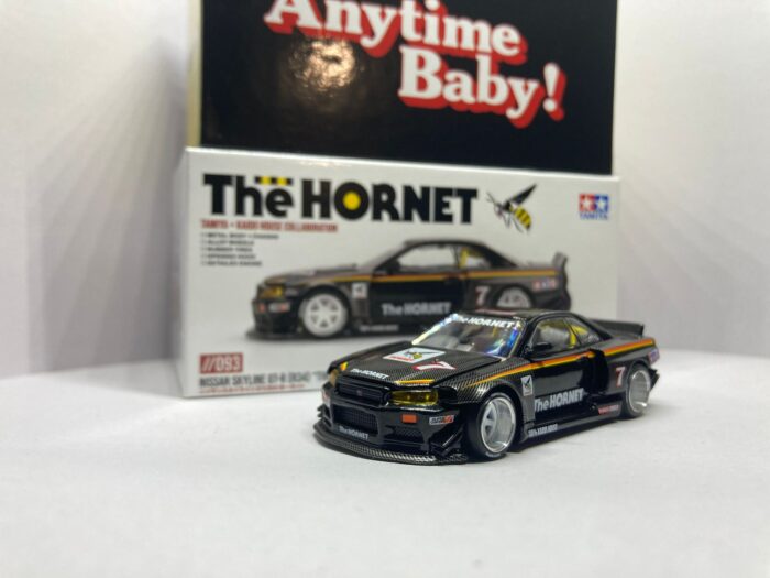 Nissan Skyline GT-R (R34) TAMIYA x KAIDO HOUSE "The Hornet" - Black - Unsealed Mint - Image 3