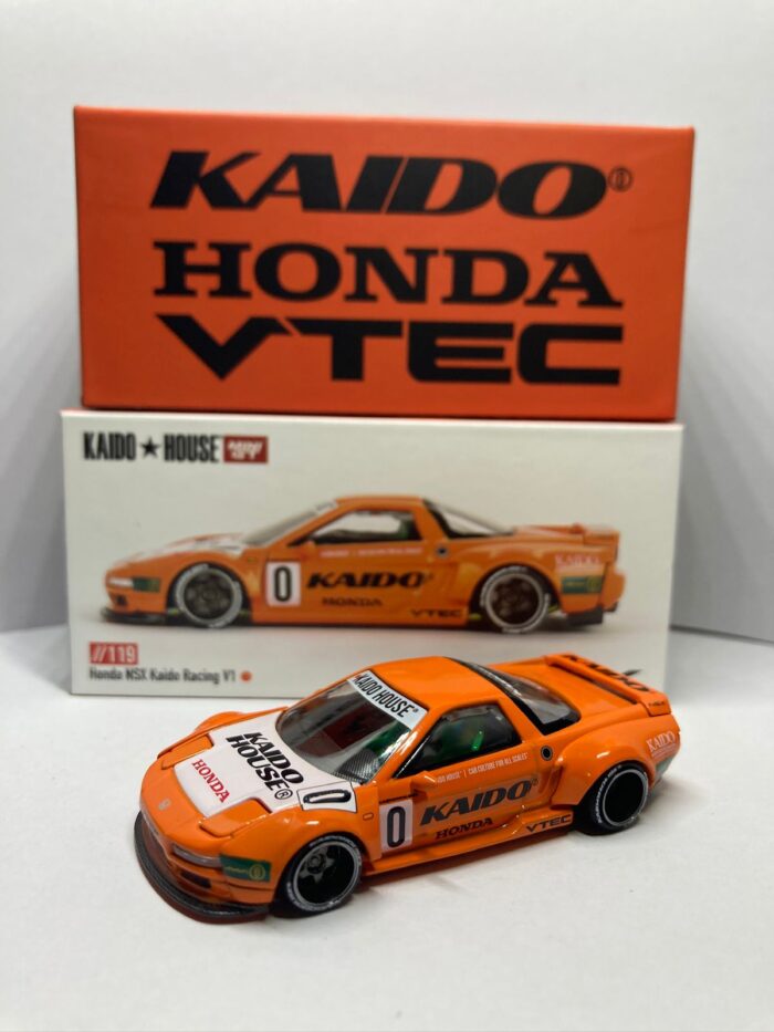 KAIDO HOUSE - Honda NSX KAIDO Racing V1 - Orange - Unsealed Mint - Image 2