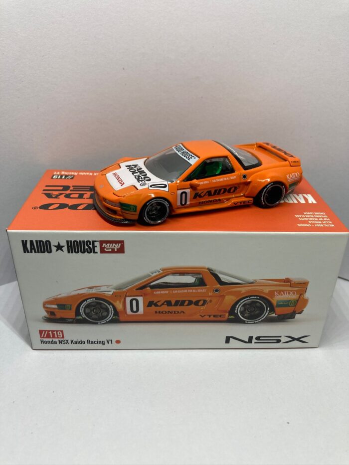 KAIDO HOUSE - Honda NSX KAIDO Racing V1 - Orange - Unsealed Mint - Image 3