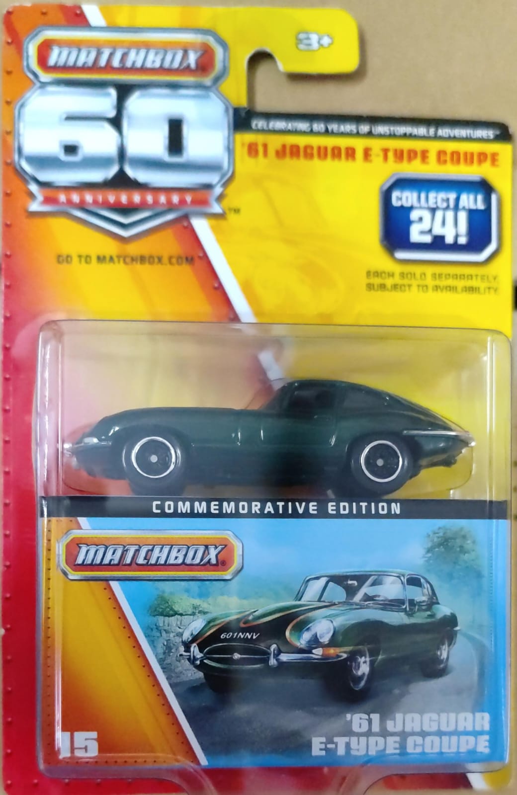 IMG-20251108-WA0081 Matchbox 60th Ann Commemorative Edition - 61 Jaguar E-Type Coupe (Y5343). - Image 1