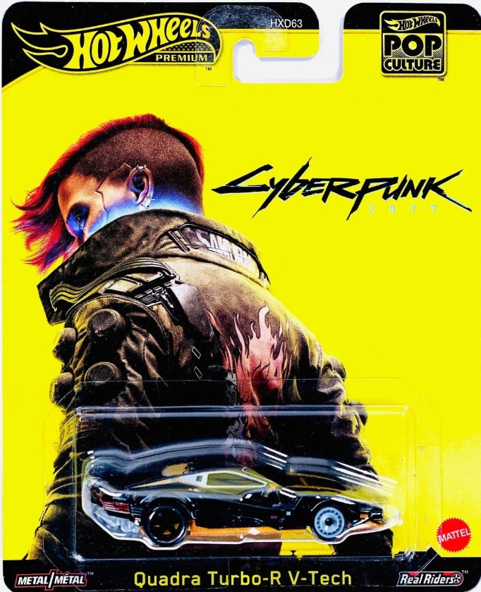 Cyber Hot Wheels Premium - Quadra Turbo-R V-Tech (JBL57). - Image 1