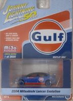 Johnny Lightning Gulf - 2004 Mitsubishi Lancer Evolution (03829).