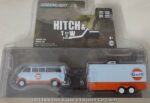 Greenlight Hitch & Tow - 1972 Ford Club Wagon and Enclosed Car Trailer (32200B).