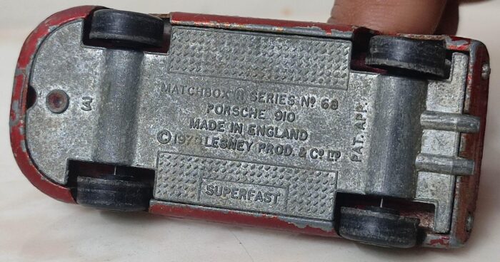 Matchbox Lesney Superfast - Porsche 910. - Image 2