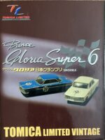 Tomica Limited Vintage LV 2MODELS Set - Prince Gloria Super 6 Japan Grand Prix.