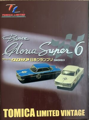 Tomica Limited Vintage LV 2MODELS Set - Prince Gloria Super 6 Japan Grand Prix.