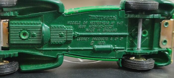 Matchbox Model of Yesteryear 1:48 scale - Y17 1938 Hispano Suiza. - Image 2