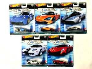 Hot Wheels Premium - Car Culture - Speed machines - Full Set of 5 Cars
