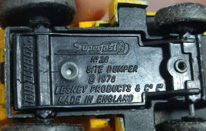 Matchbox Lesney Superfast No. 26 - Site Dumper 1976. - Image 2