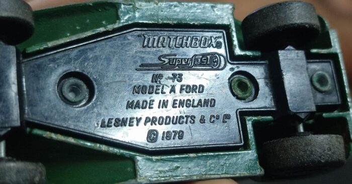 Matchbox Lesney Superfast No. 73 - Model A 1979. - Image 2