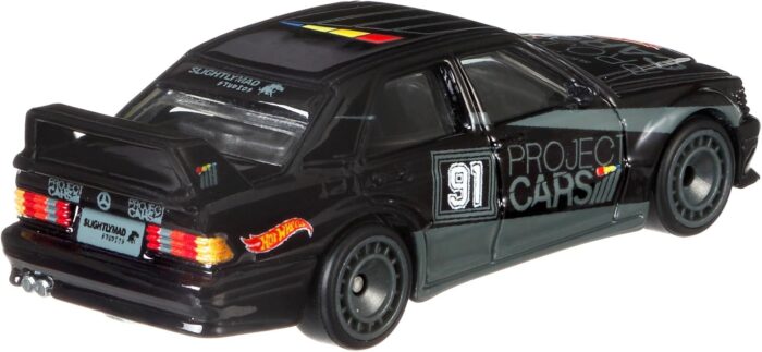 Hot Wheels Premium - Car Culture - Mercedes-Benz 190E 2.5-1.6 - Euro Speed - Black (Project Cars) - FLC18 - Image 3