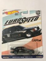 Hot Wheels Premium - Car Culture - Mercedes-Benz 190E 2.5-1.6 - Euro Speed - Black (Project Cars) - FLC18