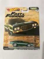 Hot Wheels Premium - Fast & Furious - 72 Ford Gran Torino Sport - Motor City Muscle - Green - GJR70