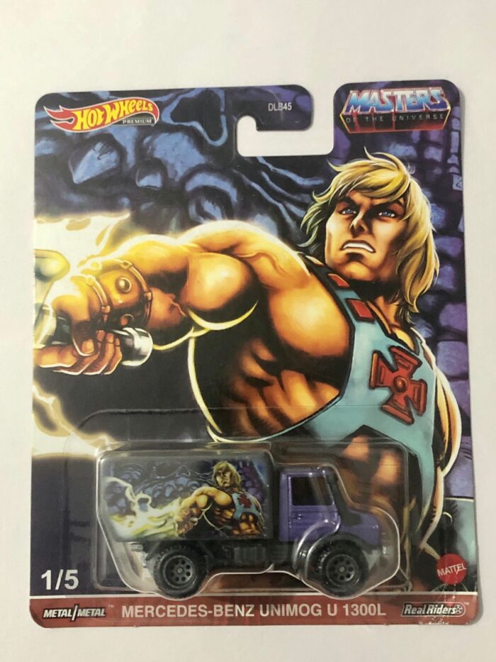 Hot Wheels Premium - Pop Culture - 88 Mercedes Unimog U1300 - Masters of the Universe - Purple - Image 1
