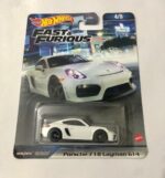 Hot Wheels Premium - Porsche 718 Cayman GT4 - Fast & Furious - White - HKD20