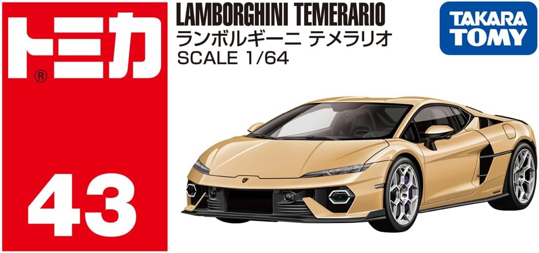 LT Tomica No. 43 - Lamborghini Temerario (Takara1:64). - Image 1