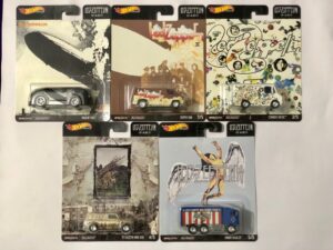 Hot Wheels Premium - Led Zeppelin Pop Culture Set of 5 Cars