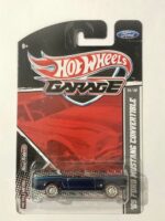 Hot Wheels Premium - Garage Series - 65 Ford Mustang Convertible - Blue - (T8317)