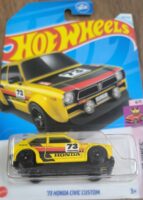 Hot Wheels - 73 Honda Civic Custom (HTC19) [US Card].