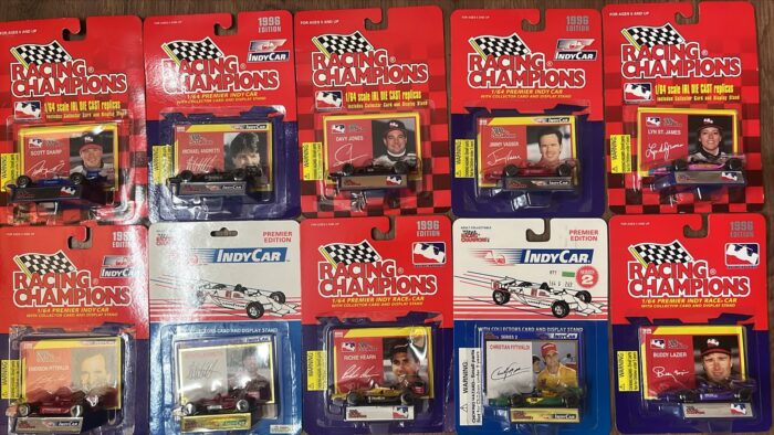 Racing Champions - Set of 10 Cars - 1/64 Premier Indy Race Car (05100). - Image 1