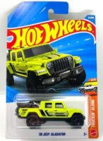 Hot Wheels Mainline - 20 Jeep Gladiator - JJH91 - Fluro Yellow