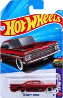 Hot Wheels Mainline - 59 Chevy Impala - JJJ15 - Red