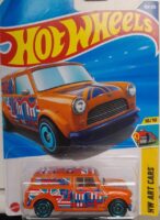 Hot Wheels Mainline - 67 Austin Mini Van - JBB00 - Orange
