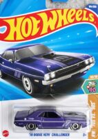 Hot Wheels Mainline - 70 Dodge HEMI Challenger - HYY96 - Purple