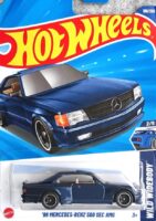 Hot Wheels Mainline - 89 Mercedes Benz 560 SEC AMG - JBB85 - Blue