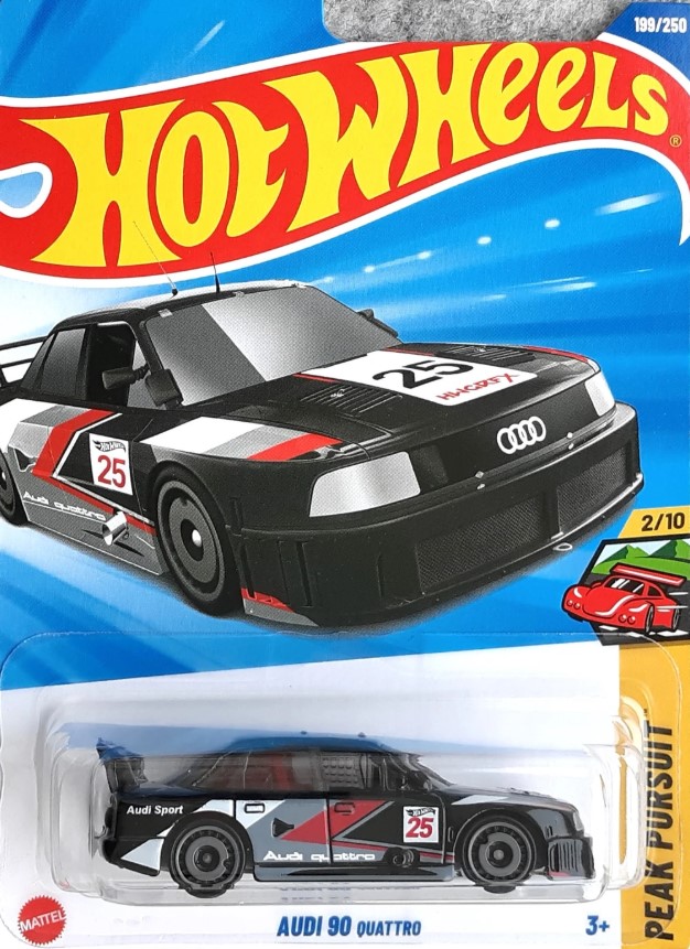 Audi 90 Quattro-JBC04-1 Hot Wheels Mainline - Audi 90 Quattro - JBC04 - Black - Image 1
