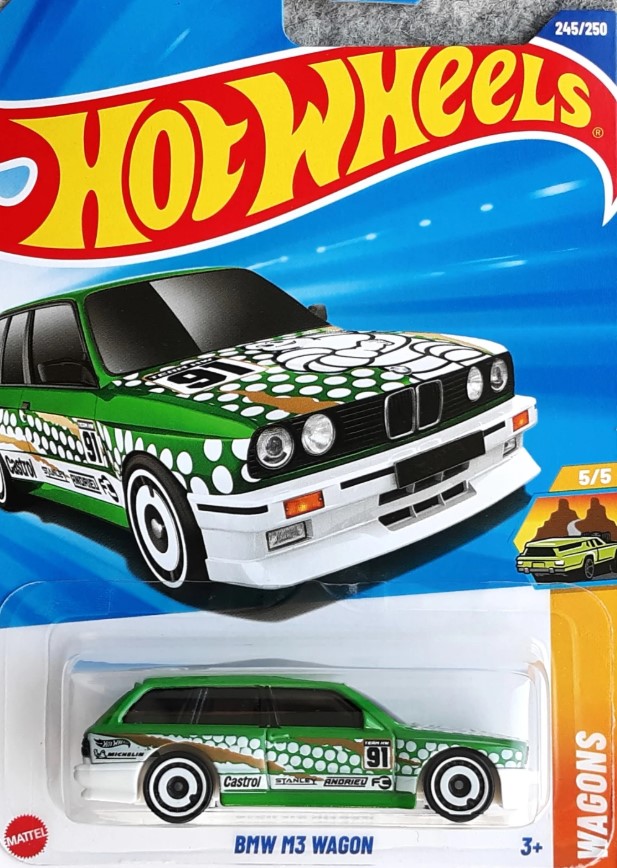 BMW M3 Wagon-JBB48 Hot Wheels Mainline - BMW M3 Wagon - JBB48 - Green - Image 1