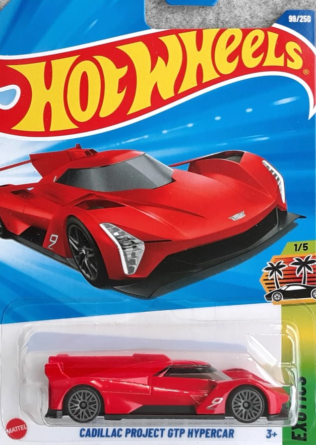 Cadillac Project GTP Hypercar-JBB91 Hot Wheels Mainline - Cadillac Project GTP Hypercar - JBB91 - Red - Image 1