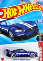 Hot Wheels Mainline - Custom 18 Ford Mustang GT - HYY94 - Blue