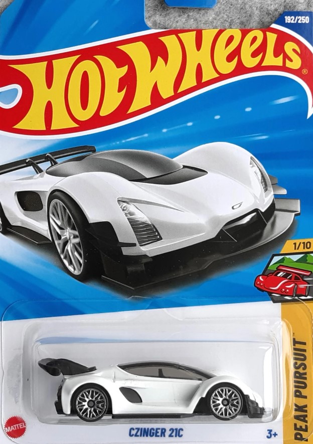 Czinger 21C-JBB96 Hot Wheels Mainline - Czinger 21C - JBB96 - White - Image 1