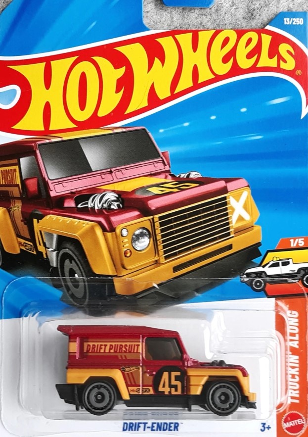 Driftender-JJH90 Hot Wheels Mainline – Drift-ender - JJH90 - Red - Image 1