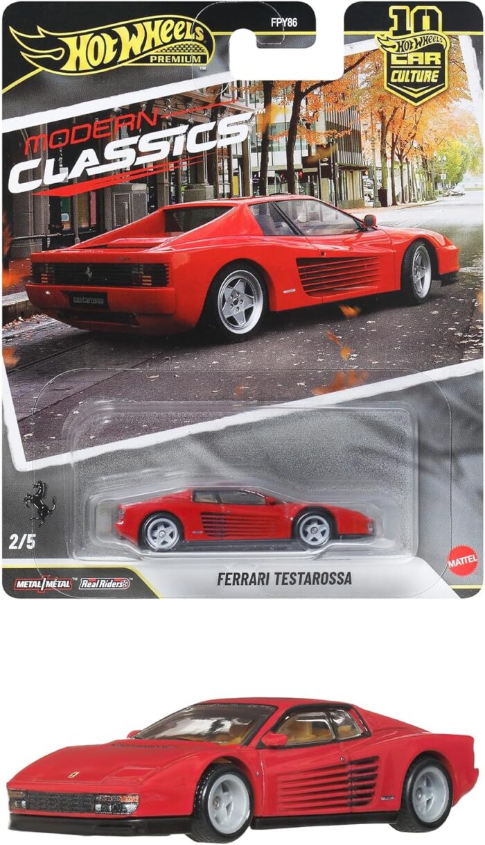 Hot Wheels Premium - Ferrari Testarossa (JKF00) [Imported] (Card not mint). - Image 1
