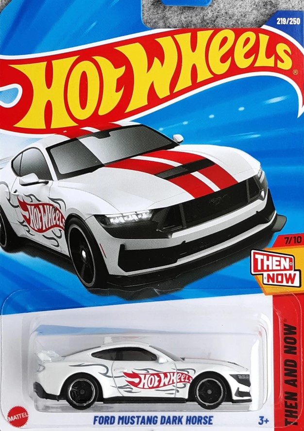 Ford Mustang Dark Horse-JBB34 Hot Wheels Mainline - Ford Mustang Dark Horse - JBB34 - White - Image 1