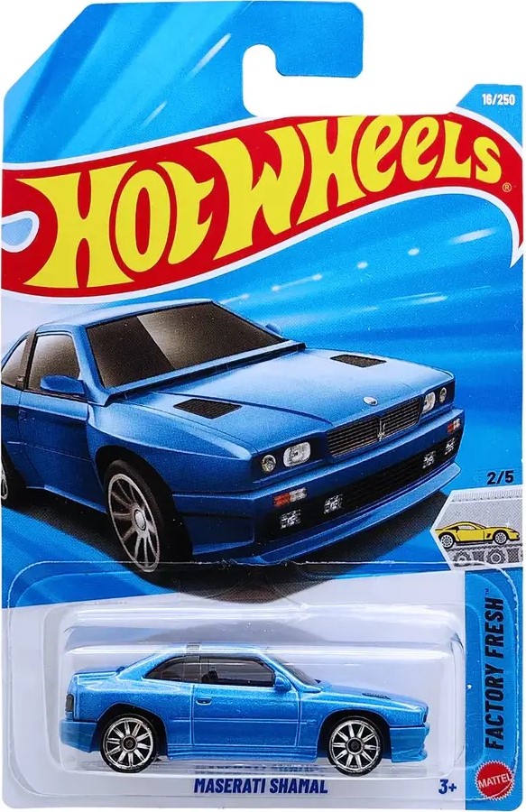 Maserati Shamal-JJH92 Hot Wheels Mainline - Maserati Shamal - JJH92 - Blue - Image 1