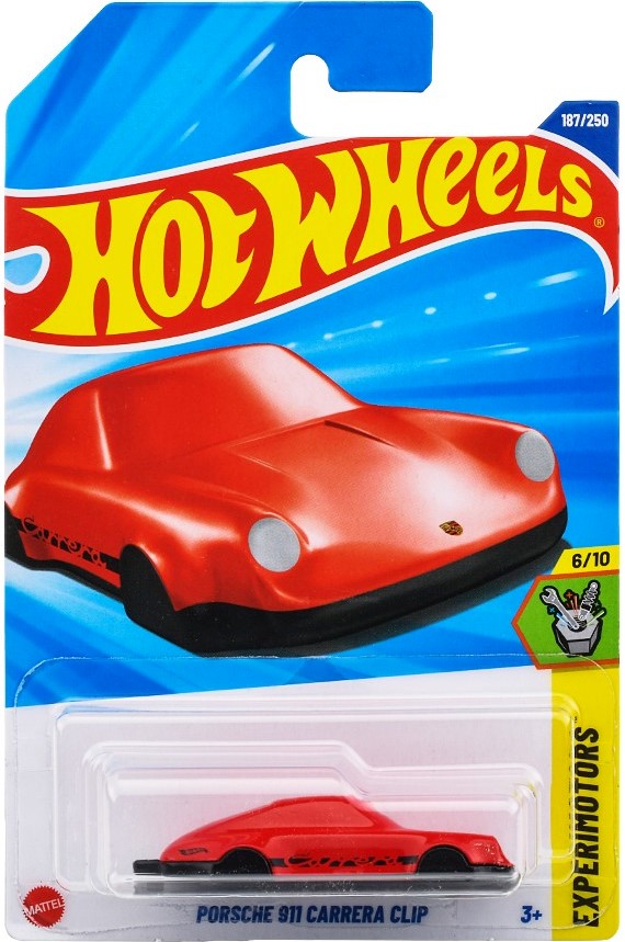 Porsche 911 Carrera Clip-JBB12 Hot Wheels Mainline - Porsche 911 Carrera Clip - JBB12 - Red - Image 1