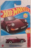 Hot Wheels Mainline - Porsche 911 Turbo Cabriolet - HYW37 - Maroon
