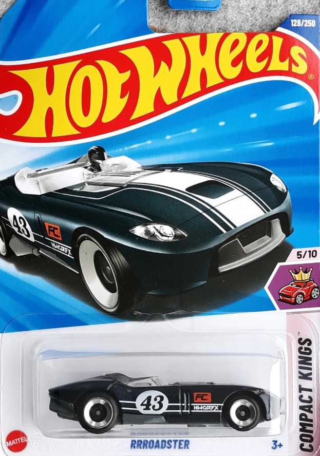 RRRoadster-JBB97-1 Hot Wheels Mainline - RRRoadster - JBB97 - Navy Blue - Image 1