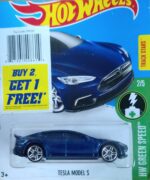 Hot Wheels - Tesla Model S (DHT29) [Cut Card]