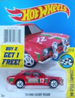 Hot Wheels - Ford Escort RS1600 (DHP97) [Cut Card].