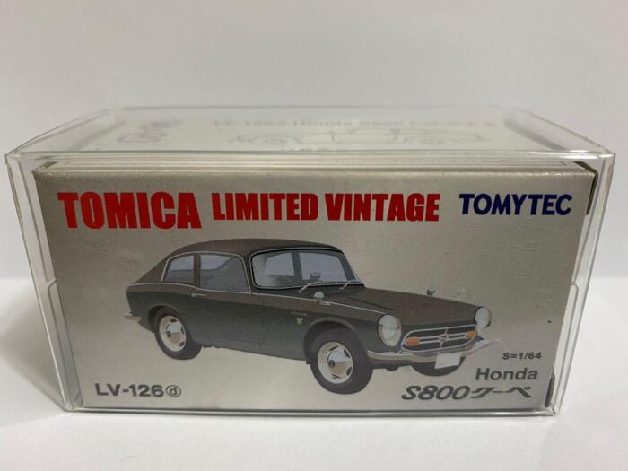 Tomica Limited Vintage LV-126d Honda S800 Coupe (Gray) - Image 4