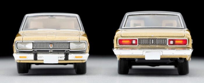 Tomica Limited Vintage LV-192b Toyota Crown Hardtop Super Deluxe 1970 Yellow Metallic - Image 5