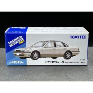 Tomica Limited Vintage Neo LV-N319c Nissan Sephiro Town Ride SV White/Beige - Image 8