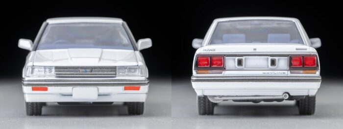 Tomica Limited Vintage Neo LV-N351a Nissan Skyline 4-Door HT 1800 Passage White - Image 4
