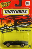 Matchbox Superfast # 14 - 87 Corvette (MB204).