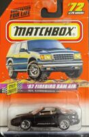 Matchbox - 97 Firebird Ram Air (01772).