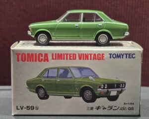 Tomica Limited Vintage TLV-59b Mitsubishi Galant 16L GS (Green)